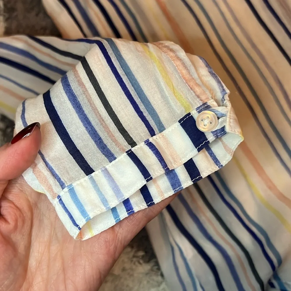Cloth & Stone striped button down size small - Picture 9 of 11